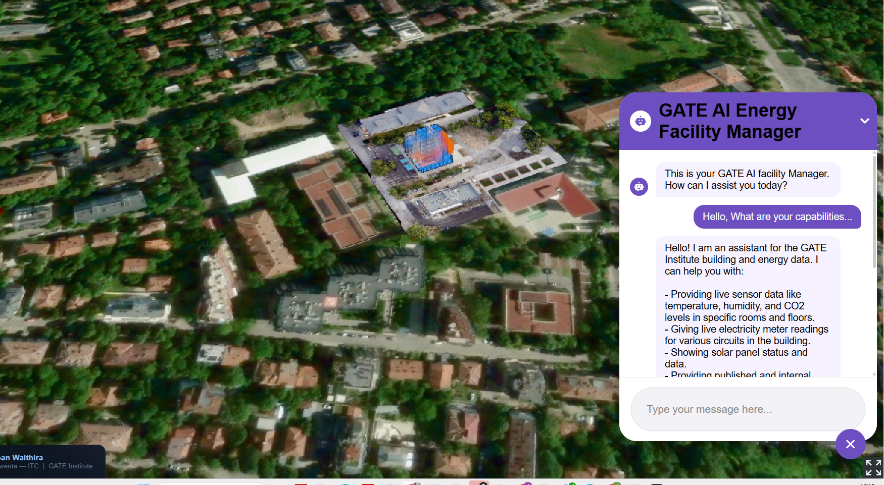 Survey guidance visual for AI assistant support